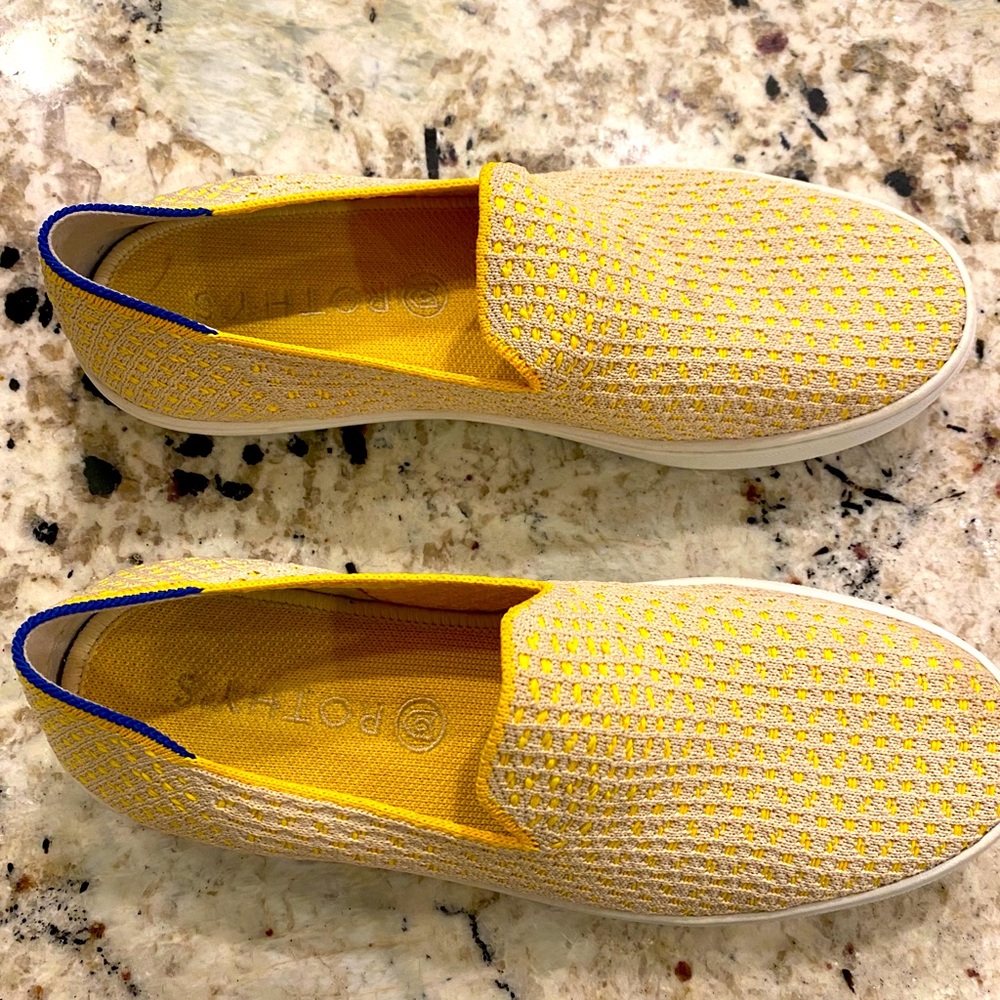 Yellow Rothy’s Sneakers